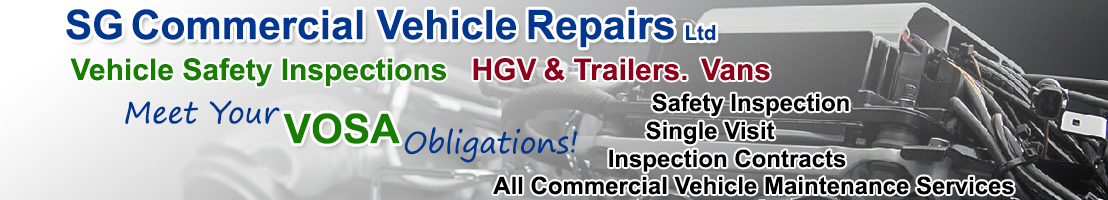 vehicle safety inspections for hgv, trailers and vans banner image